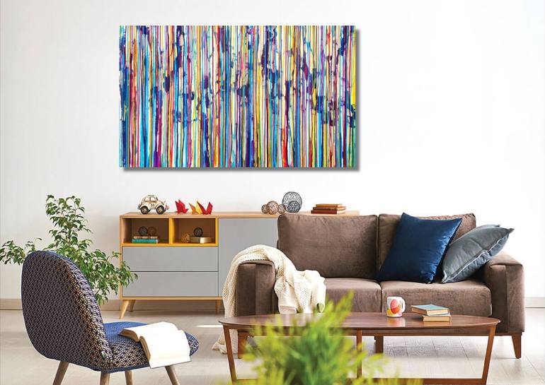 Original Abstract Painting by Carla Sa Fernandes