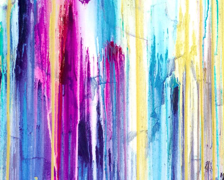 Original Abstract Expressionism Abstract Painting by Carla Sa Fernandes