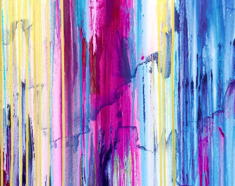 Original Abstract Expressionism Abstract Painting by Carla Sa Fernandes