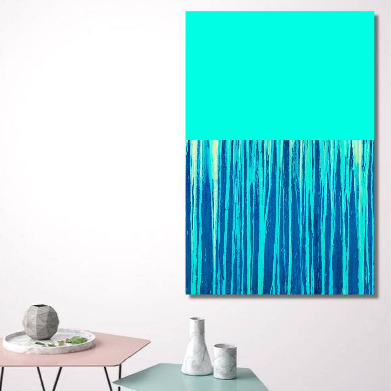 Original Minimalism Abstract Painting by Carla Sa Fernandes