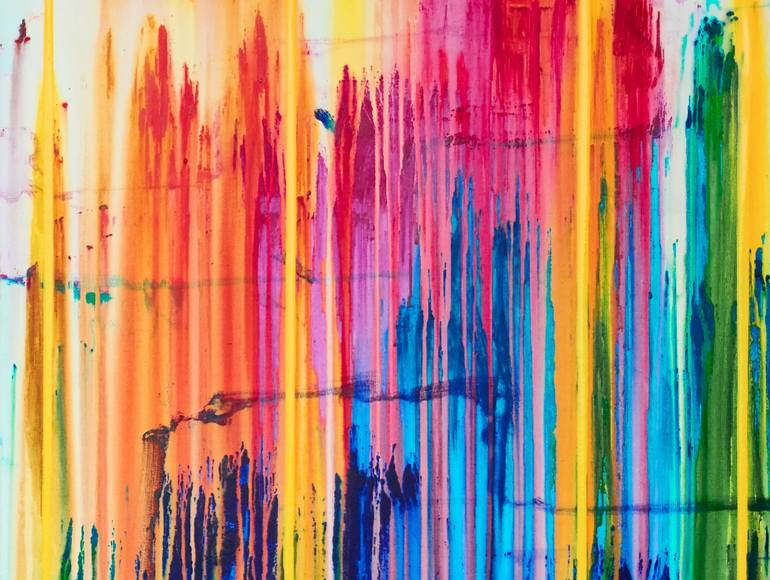 Original Abstract Landscape Painting by Carla Sa Fernandes