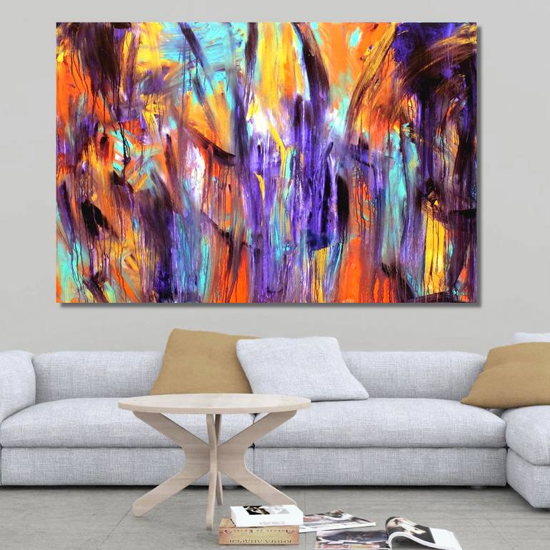 Original Modern Abstract Painting by Carla Sa Fernandes