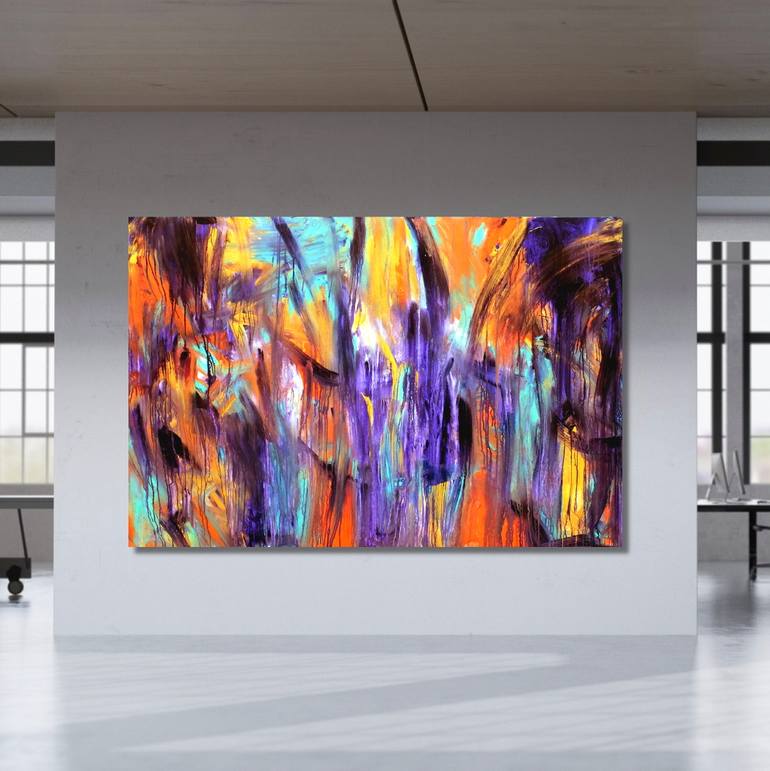 Original Modern Abstract Painting by Carla Sa Fernandes