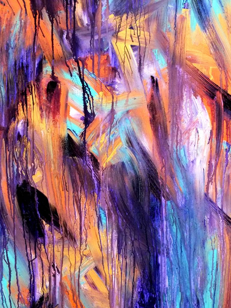 Original Modern Abstract Painting by Carla Sa Fernandes