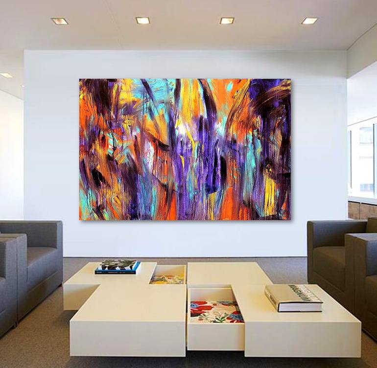 Original Modern Abstract Painting by Carla Sa Fernandes