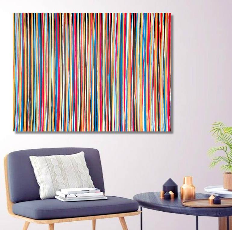 Original Minimalism Abstract Painting by Carla Sa Fernandes