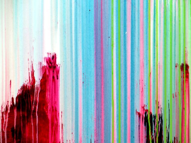 Original Abstract Expressionism Abstract Painting by Carla Sa Fernandes