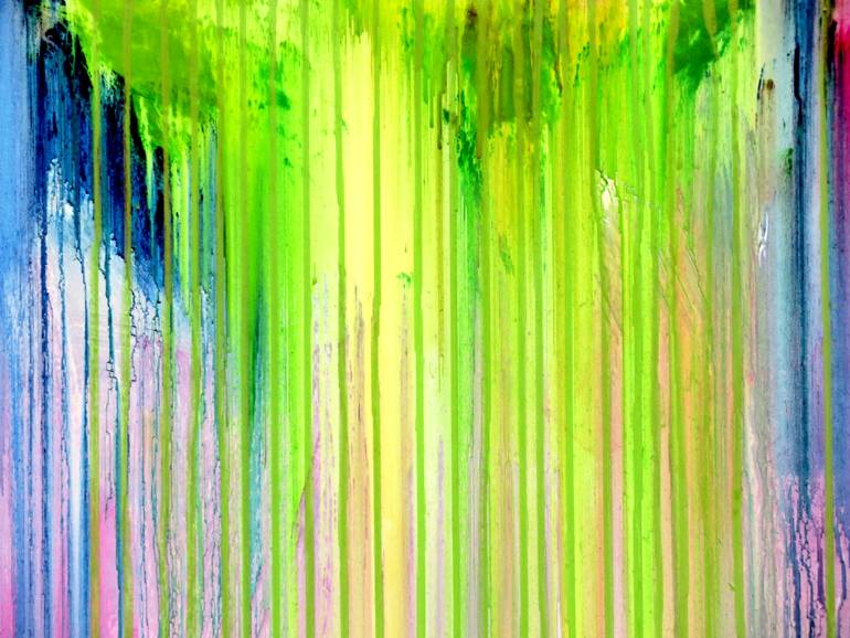 Original Abstract Expressionism Abstract Painting by Carla Sa Fernandes