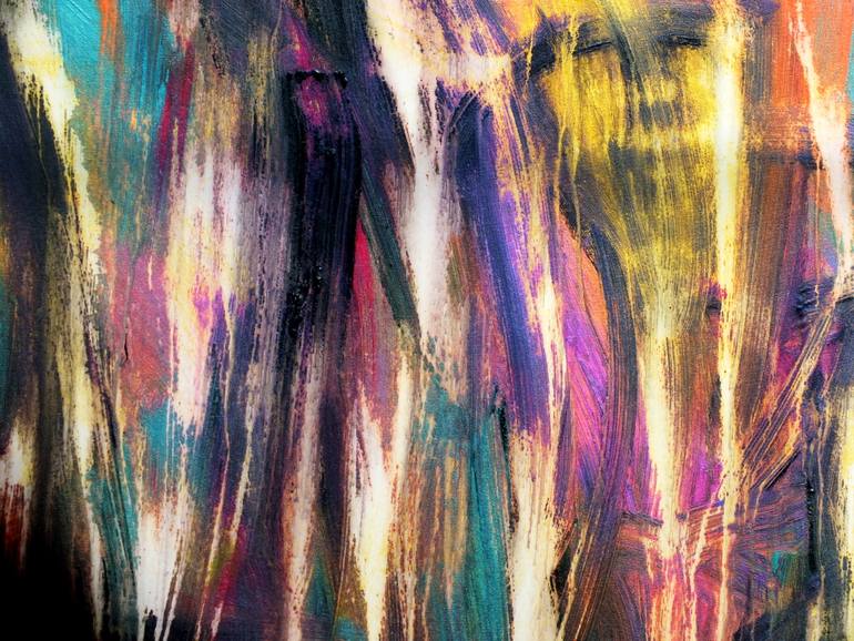 Original Abstract Expressionism Abstract Painting by Carla Sa Fernandes