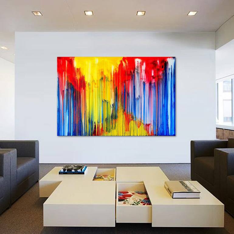 Original Abstract Painting by Carla Sa Fernandes