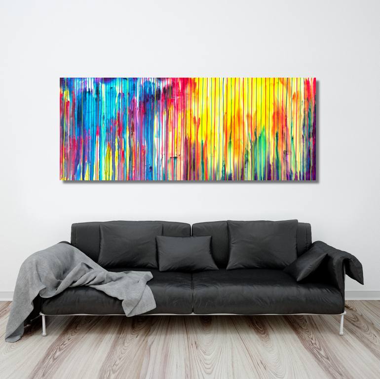 Original Abstract Expressionism Abstract Painting by Carla Sa Fernandes