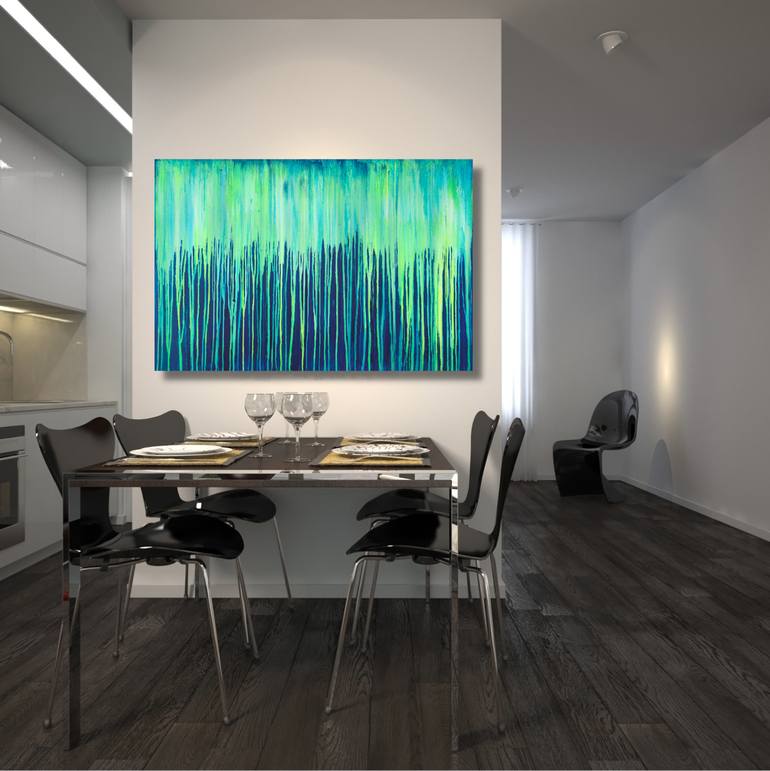 Original Minimalism Abstract Painting by Carla Sa Fernandes