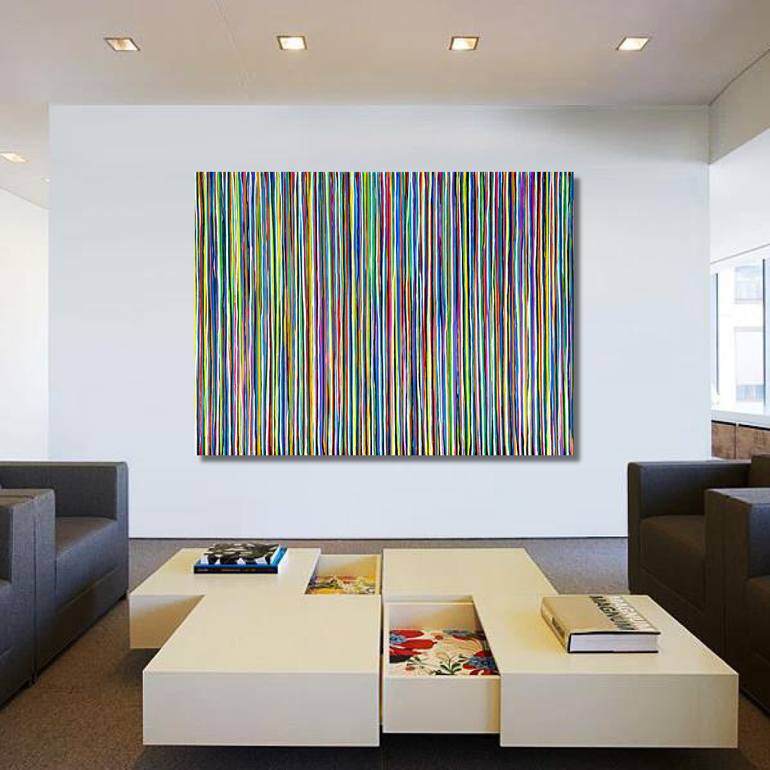 Original Minimalism Abstract Painting by Carla Sa Fernandes