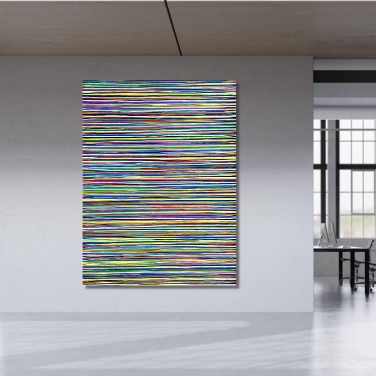 Original Minimalism Abstract Painting by Carla Sa Fernandes