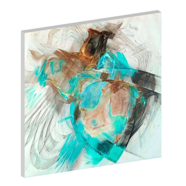 Original Modern Abstract Mixed Media by Carla Sa Fernandes