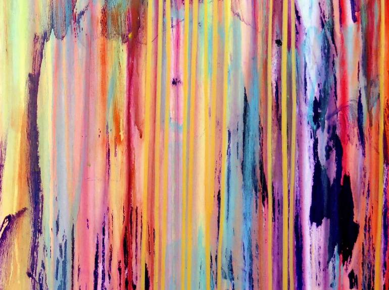 Original Abstract Expressionism Abstract Painting by Carla Sa Fernandes