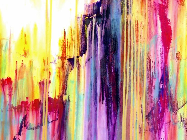 Original Abstract Expressionism Abstract Painting by Carla Sa Fernandes