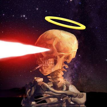 The Saint Skull with Laser Beams (Vincent #651) thumb