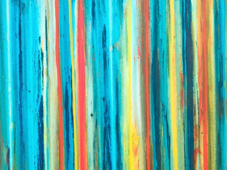 Original Abstract Landscape Painting by Carla Sa Fernandes