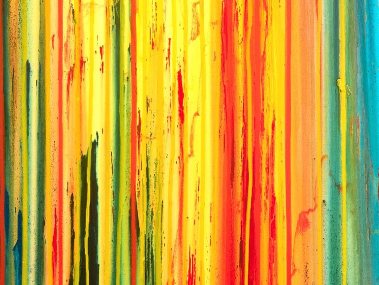 Original Abstract Landscape Painting by Carla Sa Fernandes