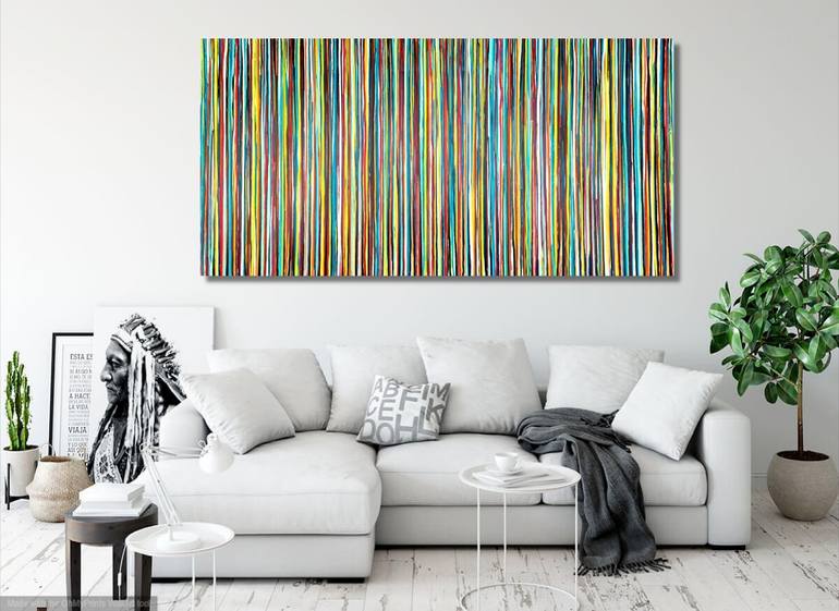 Original Modernism Abstract Painting by Carla Sa Fernandes