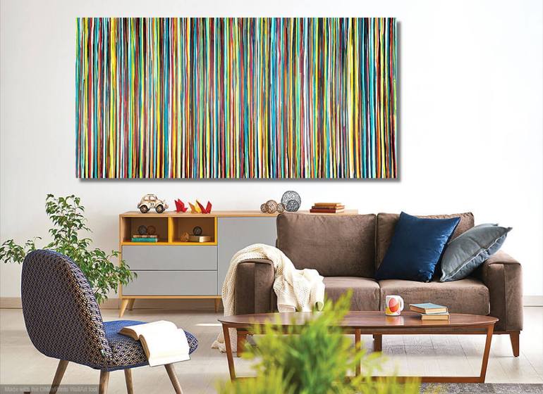 Original Modernism Abstract Painting by Carla Sa Fernandes