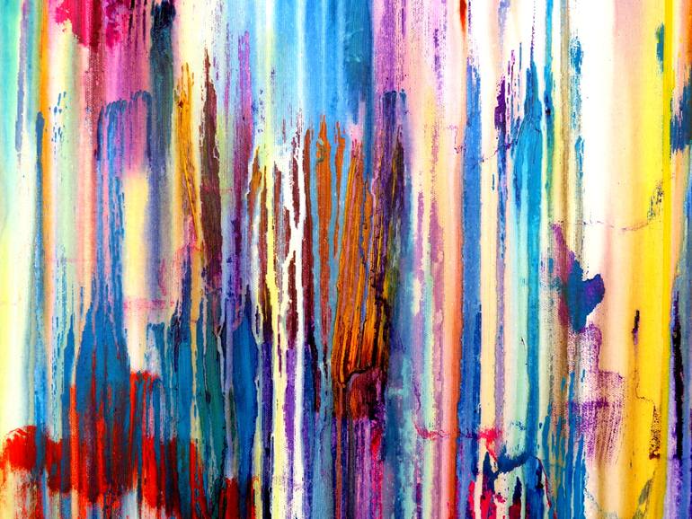 Original Abstract Expressionism Abstract Painting by Carla Sa Fernandes