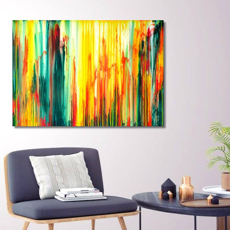 Original Modern Abstract Painting by Carla Sa Fernandes