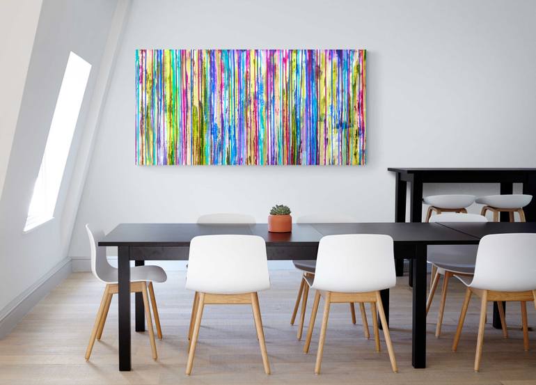 Original Abstract Expressionism Abstract Painting by Carla Sa Fernandes