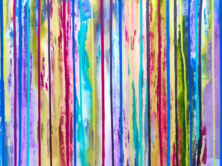 Original Abstract Expressionism Abstract Painting by Carla Sa Fernandes