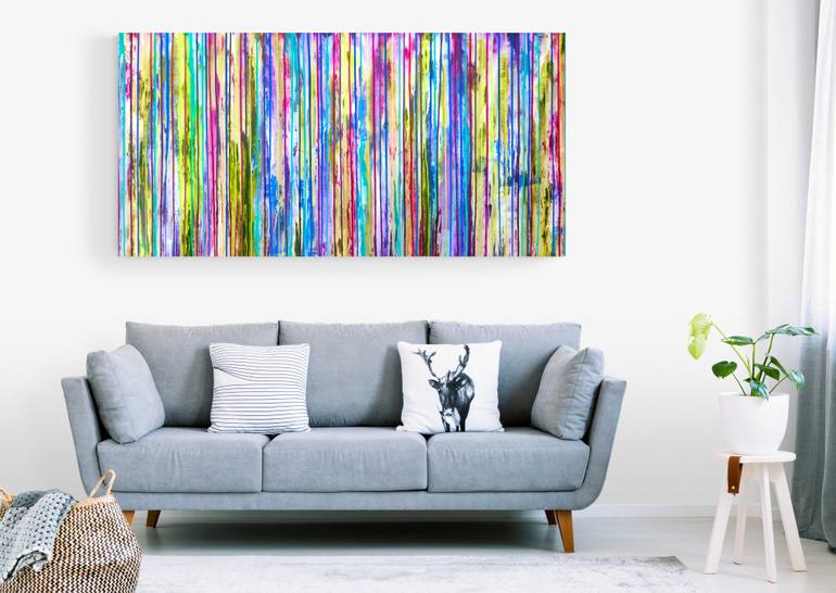 Original Abstract Expressionism Abstract Painting by Carla Sa Fernandes