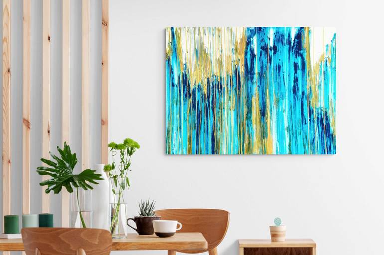 Original Abstract Seascape Painting by Carla Sa Fernandes