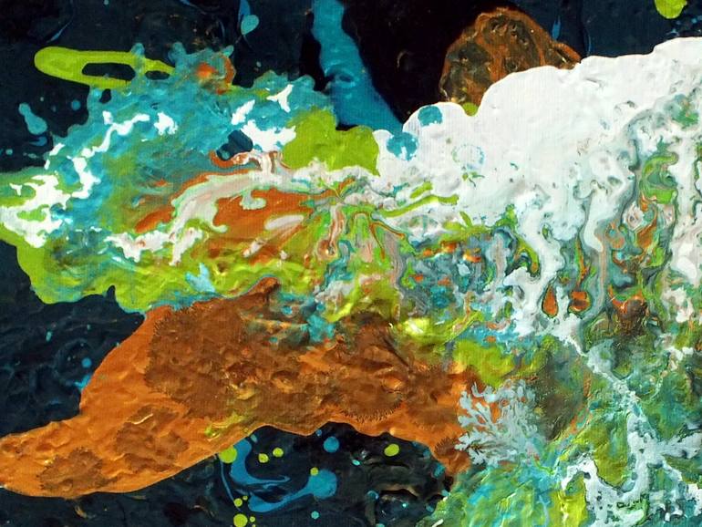 Original Modern Abstract Painting by Carla Sa Fernandes