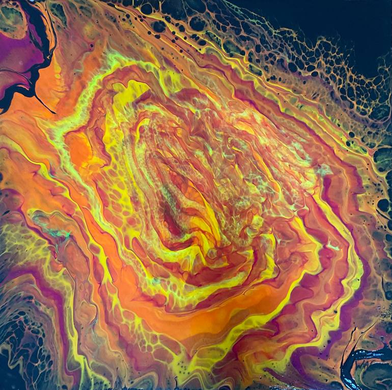 Original Abstract Painting by Waymond A Grier - Wag