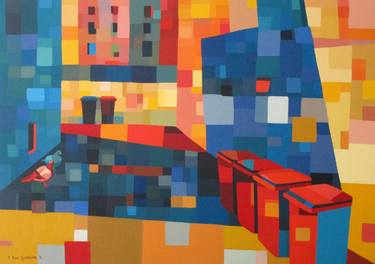 Print of Figurative Cities Paintings by Anica Govedarica