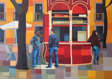 Print of Figurative Cities Paintings by Anica Govedarica