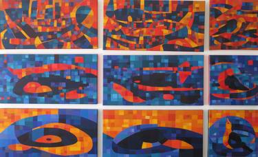 Print of Abstract Water Paintings by Anica Govedarica