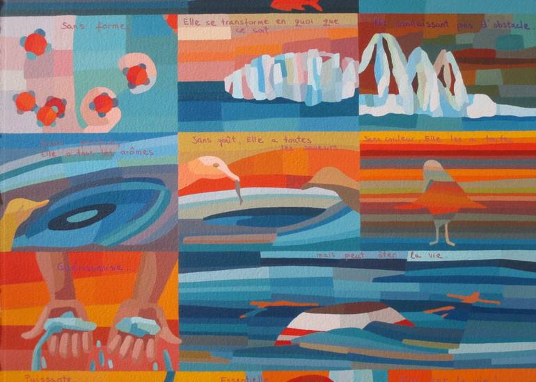 Original Figurative Water Painting by Anica Govedarica