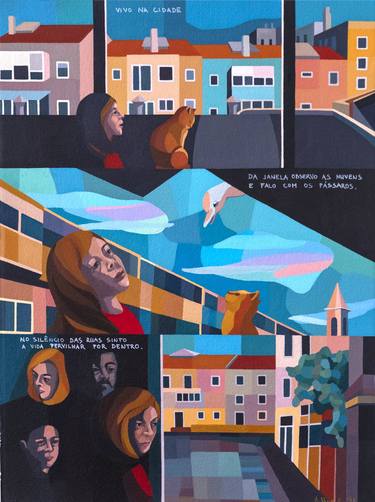 Print of Figurative Cities Paintings by Anica Govedarica