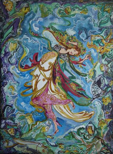 Original Fantasy Paintings by Rukshana Hooda