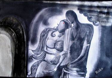 Original Conceptual Love Paintings by Rukshana Hooda