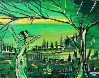 Original Expressionism Landscape Paintings by Rukshana Hooda