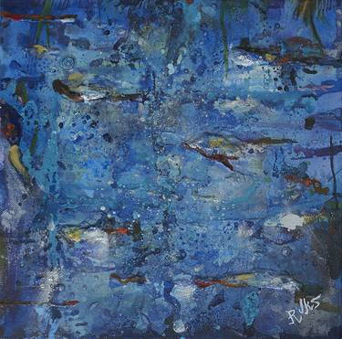 Print of Abstract Fish Paintings by Rukshana Hooda