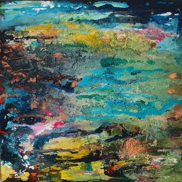 Original Abstract Expressionism Abstract Paintings by Rukshana Hooda