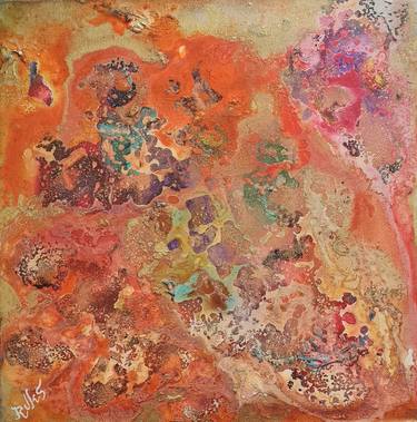 Original Abstract Expressionism Abstract Paintings by Rukshana Hooda