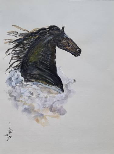 Original Horse Paintings by Rukshana Hooda