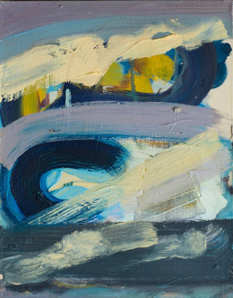 Original Abstract Expressionism Seascape Paintings by Eugene Power