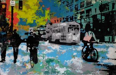 Print of Bike Paintings by Deanna Fainelli