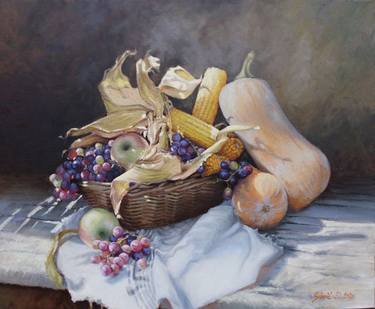 Original Fine Art Still Life Paintings by Dragana Simić