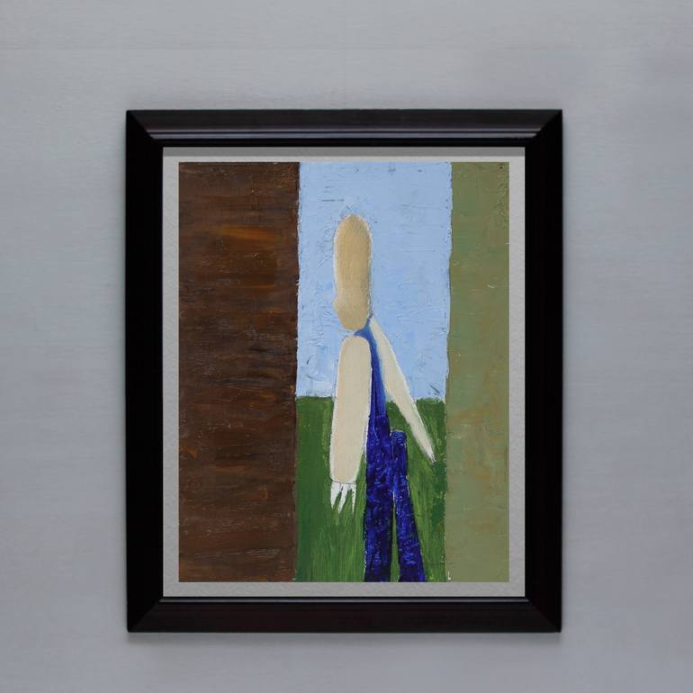 Original Expressionism Rural Life Painting by Flavio Cesarini